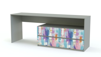 Туалетный столик Сера BMS 2в1