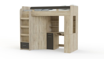 Детская кровать Коста 1 BMS со шкафом