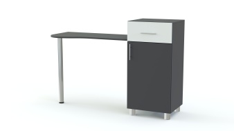 Туалетный столик Мелисса СТ 114 BMS серого цвета