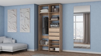 Современный Стеллаж для одежды Мирта 84 BMS