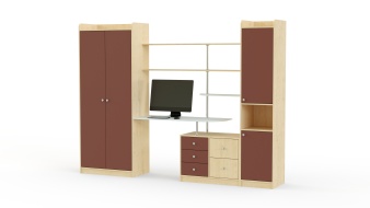 Детская стенка Стайл 11 BMS для девочек