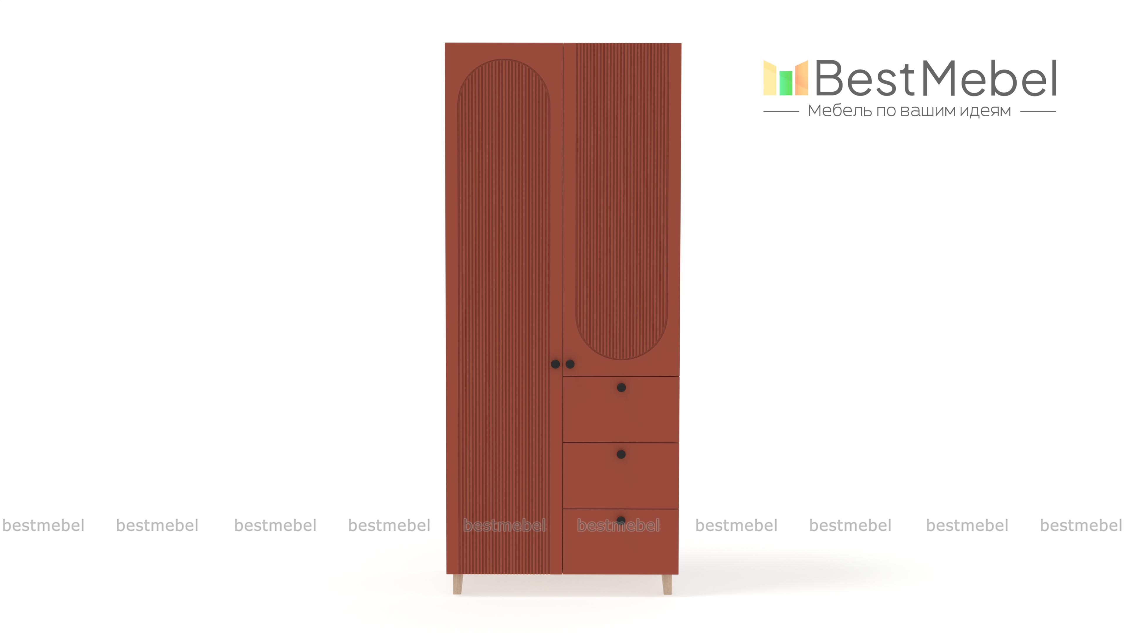 Шкаф распашной Рене 18 BMS - Фото