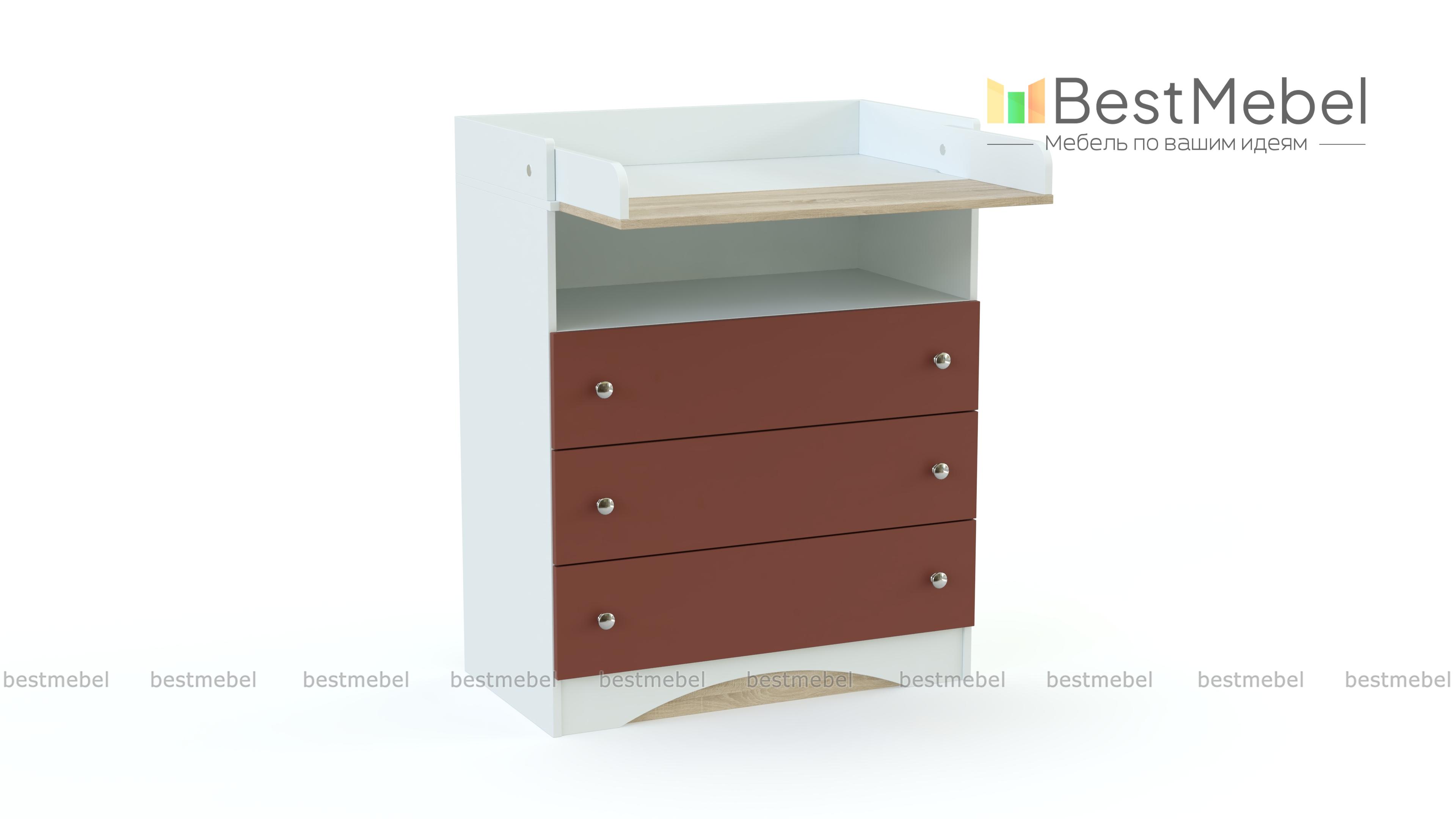 Комод пеленальный Вальтер Нео 2 BMS - Фото