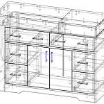 Схема сборки Комод Рассвет 4 BMS