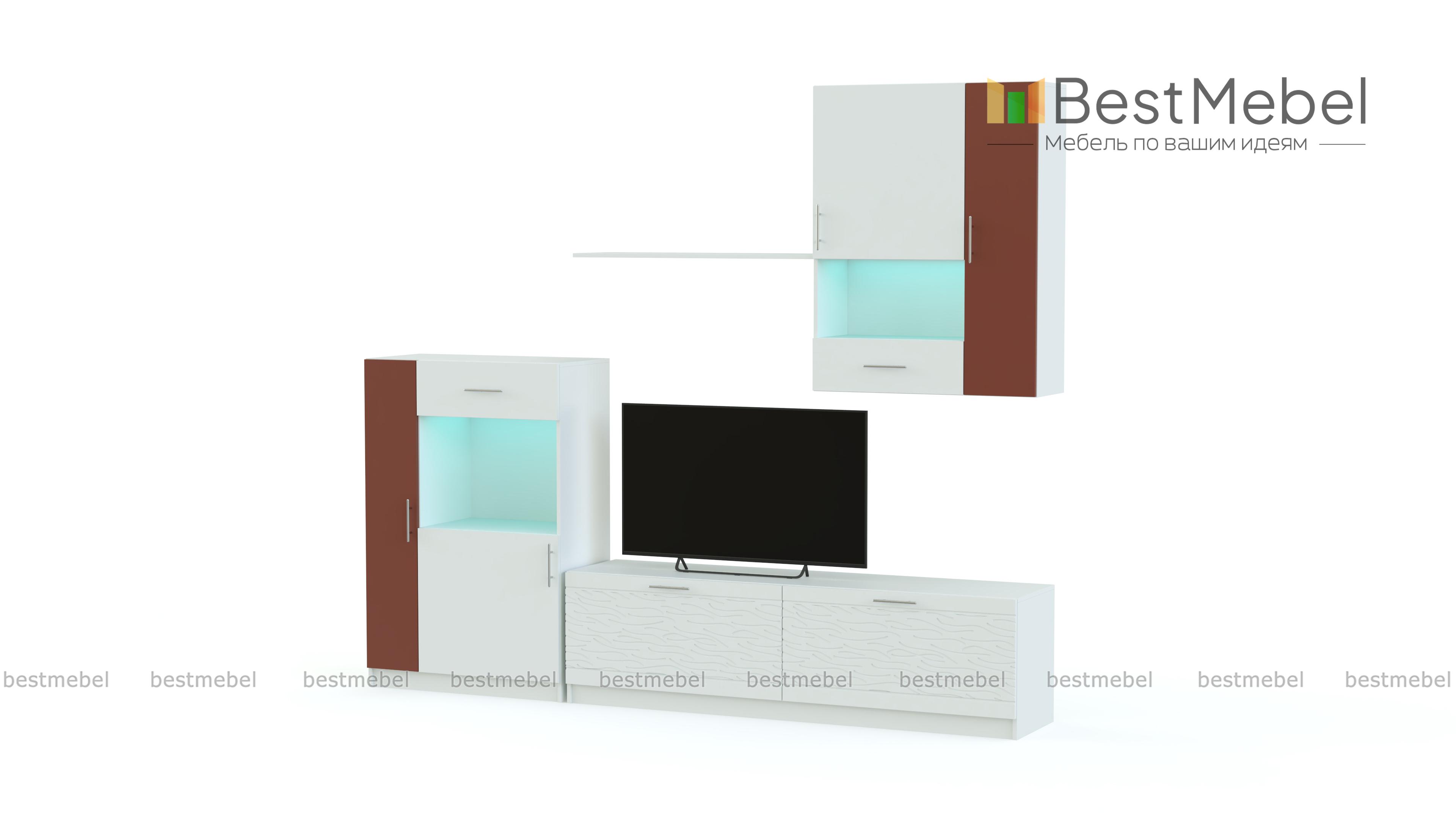 Стенка Вельвет 24 BMS - Фото