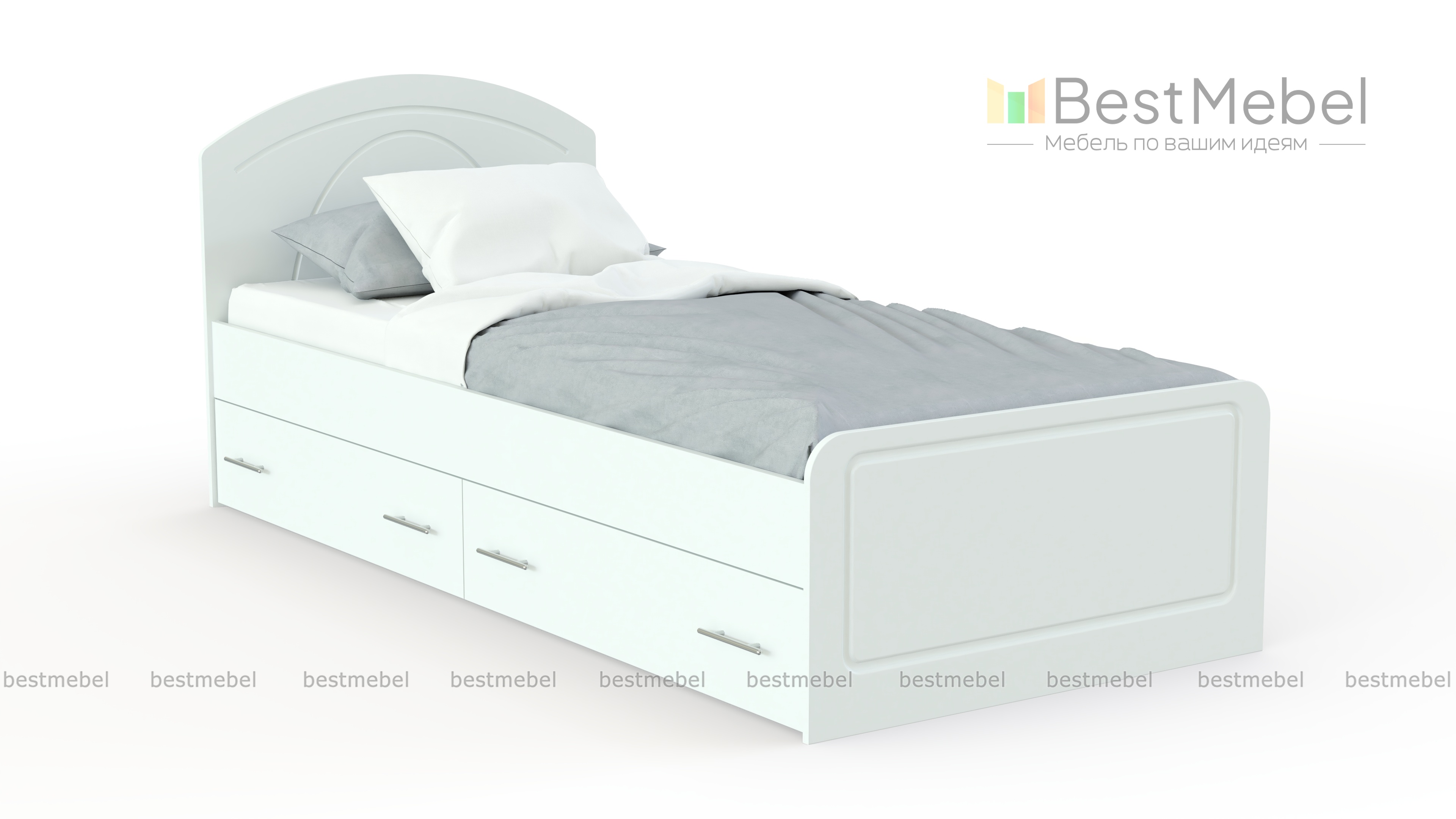 Кровать детская с ящиками Венеция 1 BMS