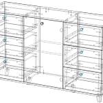 Комод Дания 33 BMS