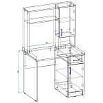 Письменный стол Эврика BMS