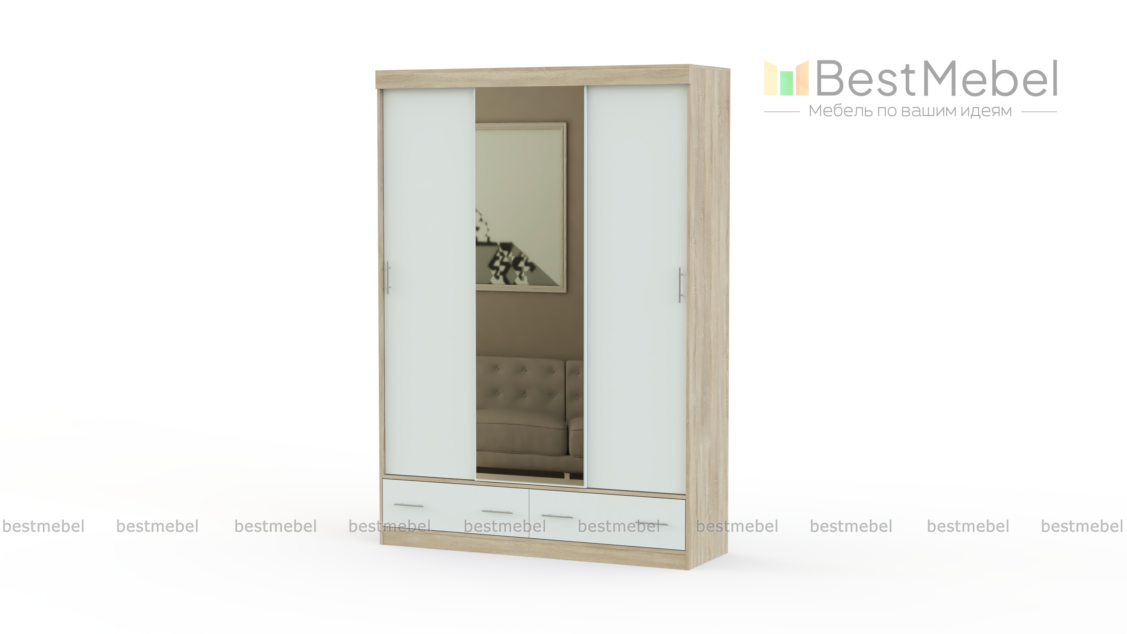 Шкаф-купе Модерн-2 BMS