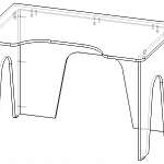 Схема сборки Стол компьютерный Дакарт 1 BMS