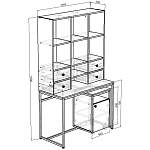 Схема сборки Компьютерный стол Париж 13 BMS