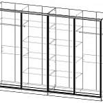 Схема сборки Шкаф-купе Оскар 29 BMS