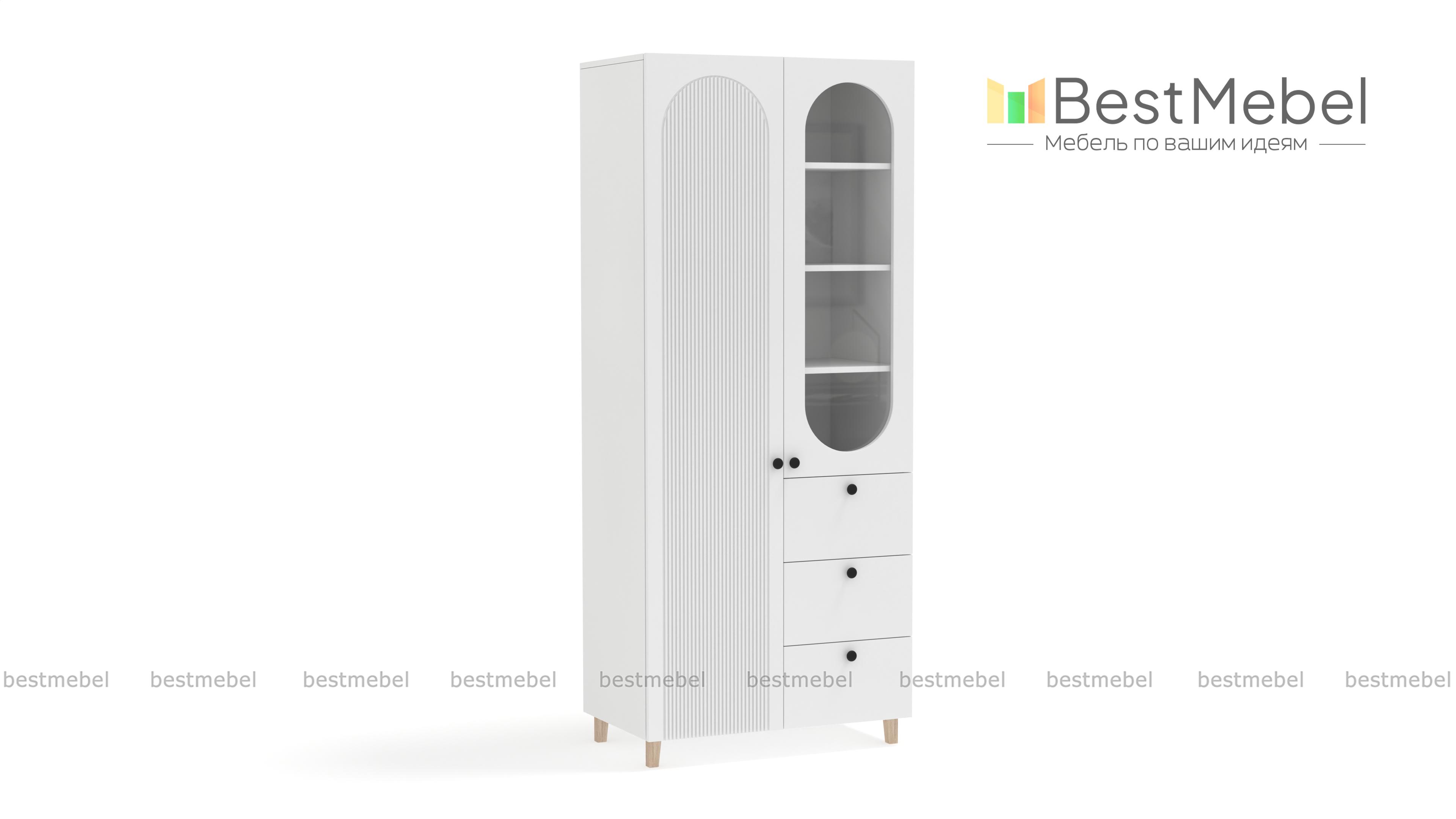 Шкаф распашной Рене 8 BMS - Фото