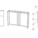 Консольный стол Мартин 4 BMS