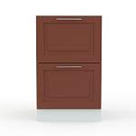 Шкаф нижний с 2-мя выдвижными ящиками Ирен BMS - Фото 2