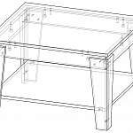 Схема сборки Стол журнальный Агат BMS
