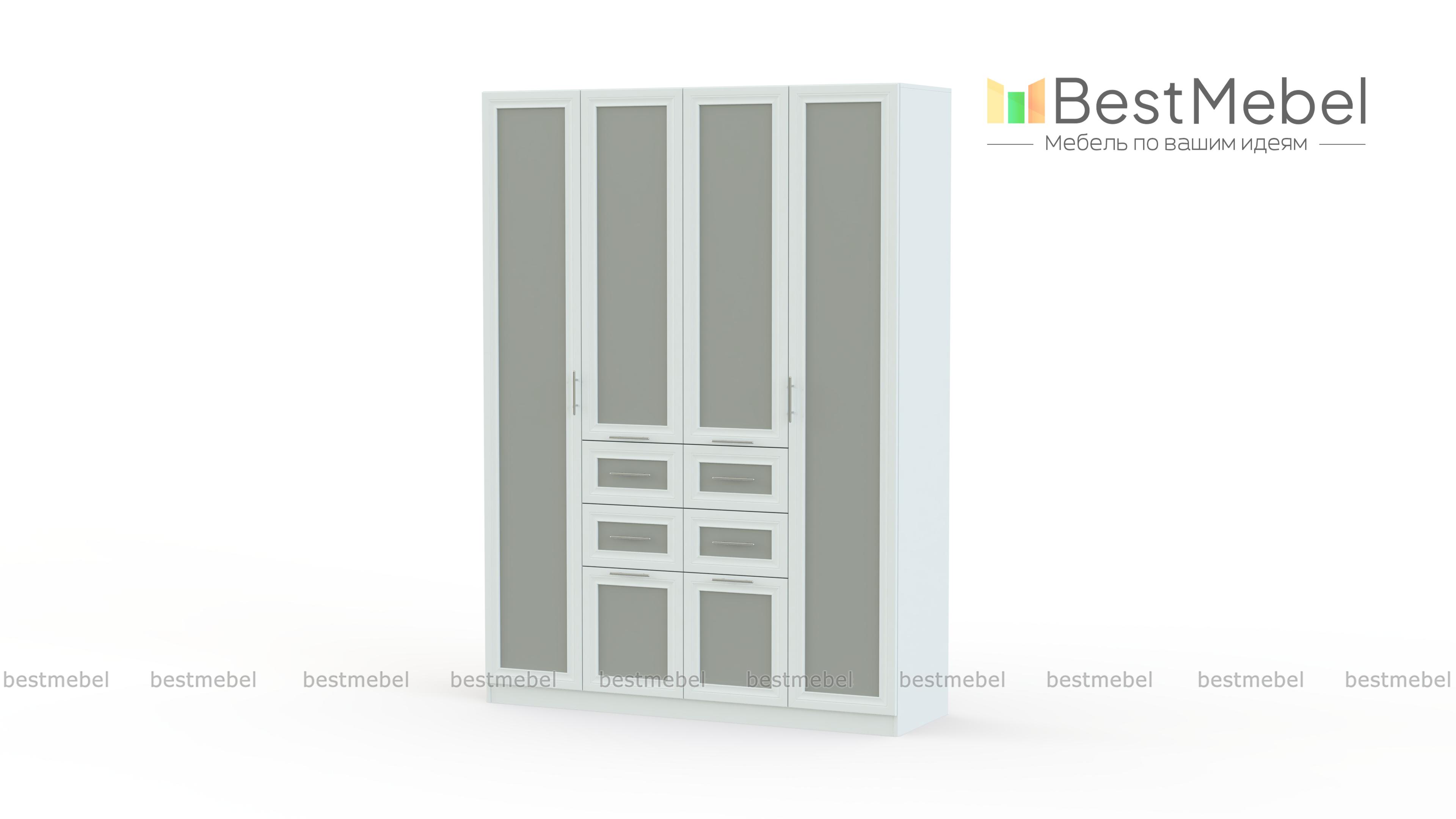 Распашной шкаф Крона 28 BMS - Фото