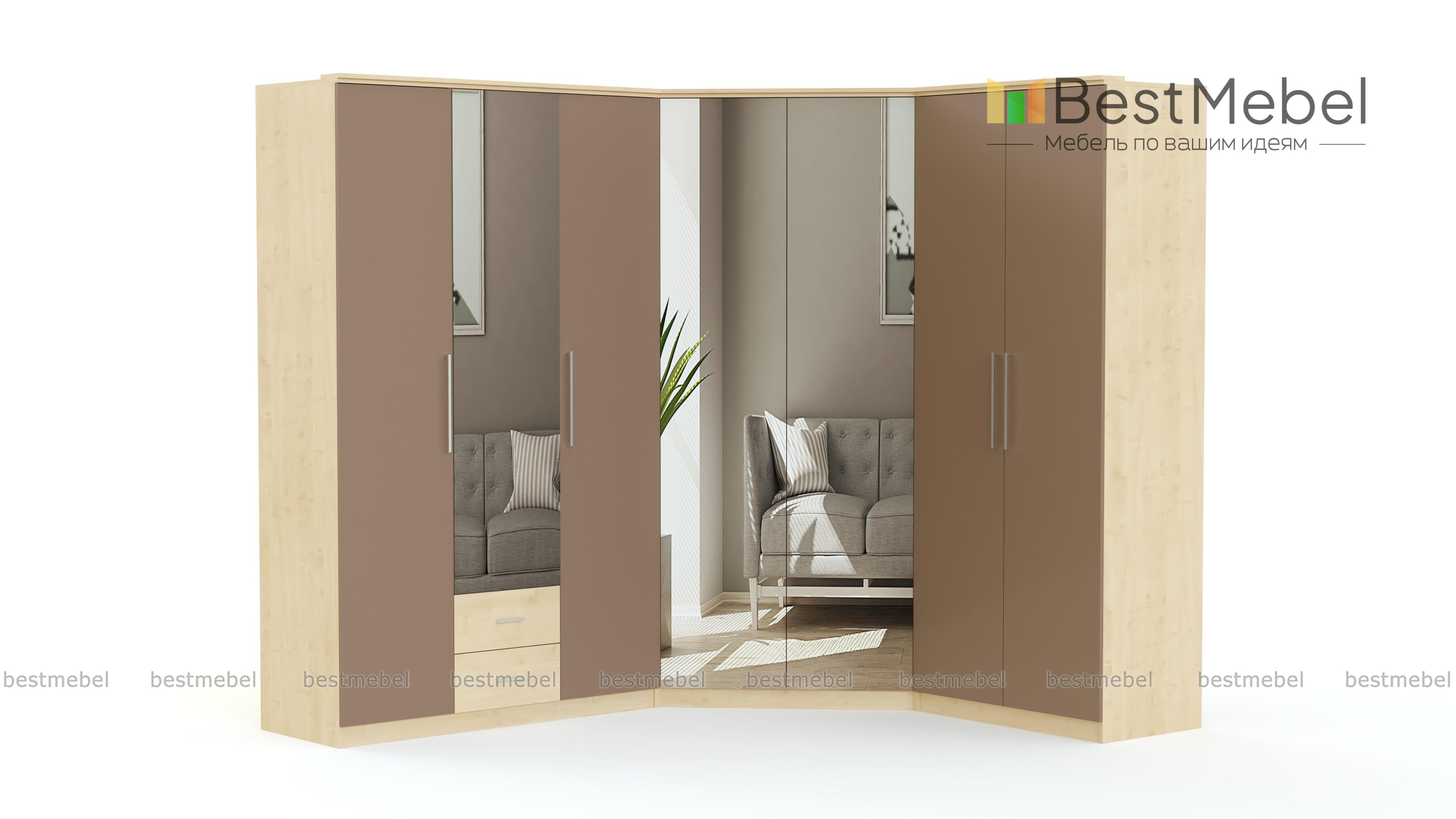 Шкаф Черный Принц-3 угловой BMS - Фото