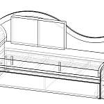 Софа Корфу BMS(Выкатной 2 секции (Левый))