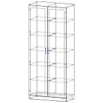 Шкаф книжный 2 №1