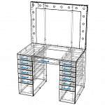Схема сборки Туалетный столик Ванесса 40 BMS