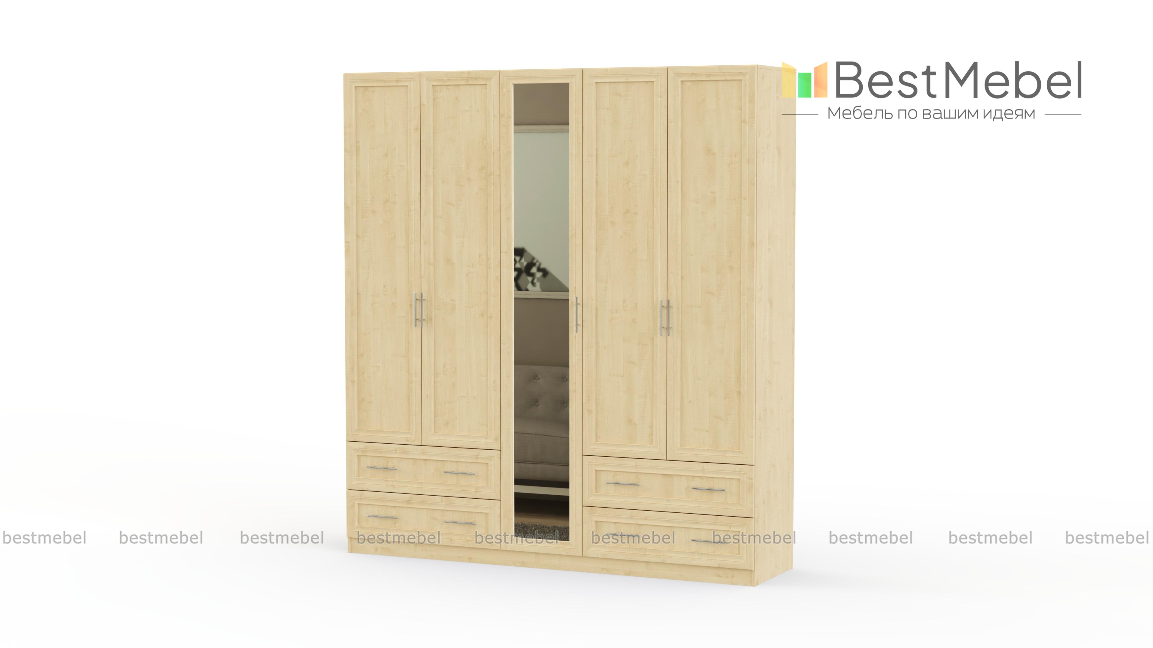 Распашной шкаф Крона 26 BMS - Фото