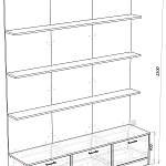 Схема сборки Стеллаж Римо 14 BMS