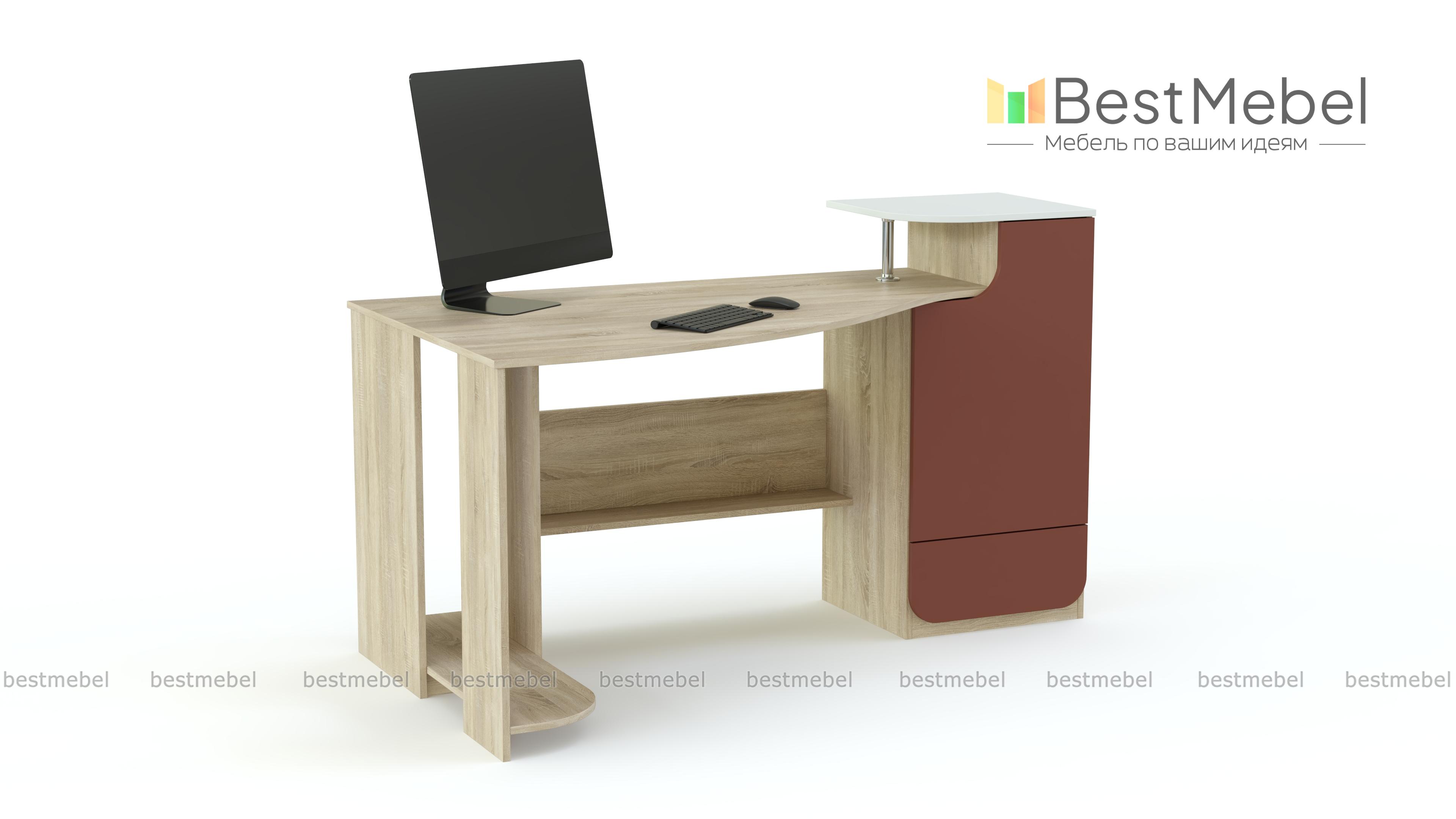 Стол компьютерный МБ-42.1 BMS - Фото