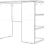Схема сборки Компьютерный стол Лестер-12 BMS