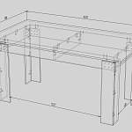 Стол кухонный Bianko BMS