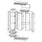 Схема сборки Шкаф-купе Алиса 20.20 BMS