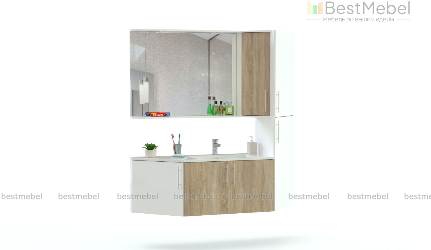 Комплект для ванной комнаты Пирс 4 BMS - Фото