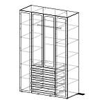 Схема сборки Распашной шкаф Стайл Люкс 15 BMS