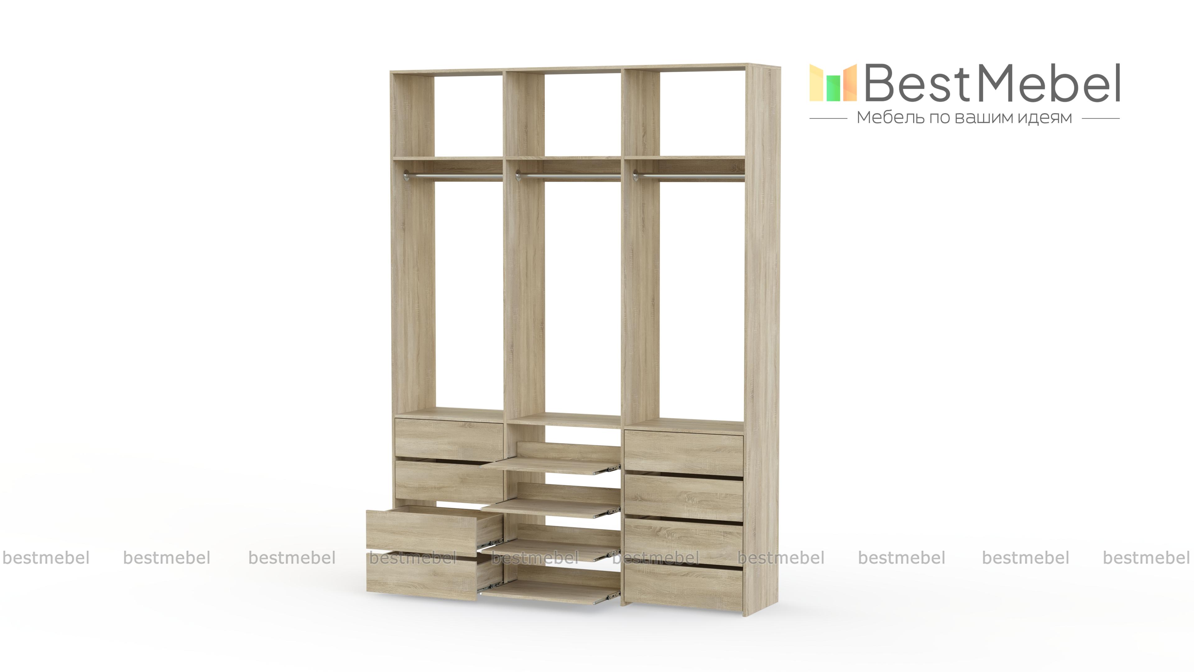 Стеллаж для одежды Мирта 95 BMS - Фото